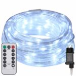 vidaXL Lano so svetlom s 1200 LED-i Studená biela 50 m PVC – Obrázok 2