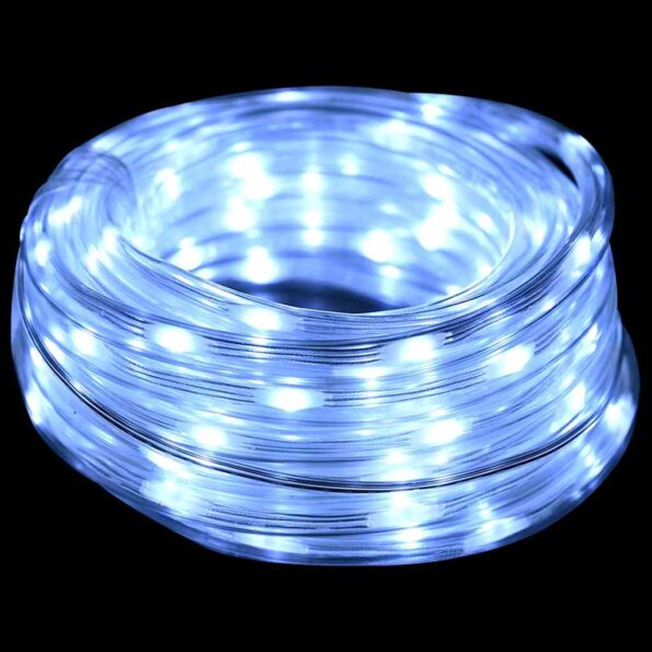vidaXL Lano so svetlom s 1200 LED-i Studená biela 50 m PVC – Obrázok 6