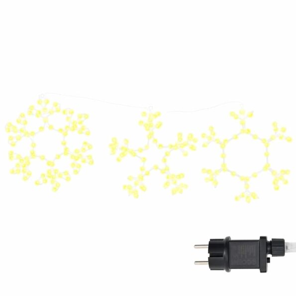 vidaXL Vianočný snehuliak s 252 LED-i Teplá biela 44,5 x 38 cm PVC – Obrázok 11