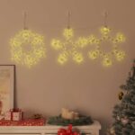 vidaXL Vianočný snehuliak s 252 LED-i Teplá biela 44,5 x 38 cm PVC – Obrázok 2