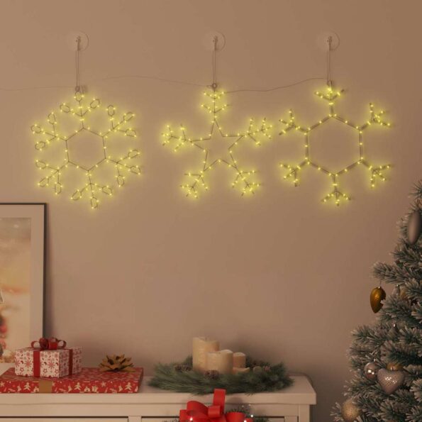 vidaXL Vianočný snehuliak s 252 LED-i Teplá biela 44,5 x 38 cm PVC – Obrázok 2