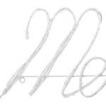 vidaXL Vianočný znak s 216 LED-i Červená 99 x 55 x 13 cm Železo – Obrázok 9