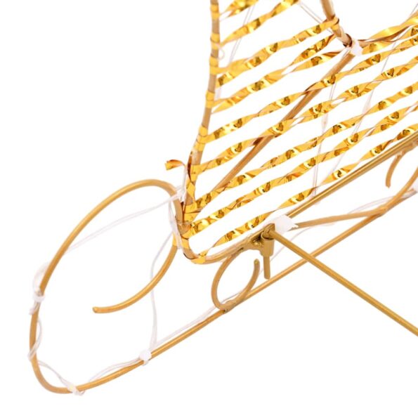 vidaXL Sob s sane Teplá biela 30 x 12 x 55 cm PET – Obrázok 10