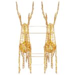 vidaXL Sob s sane Teplá biela 30 x 12 x 55 cm PET – Obrázok 7