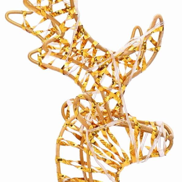 vidaXL Sob s sane Teplá biela 30 x 12 x 55 cm PET – Obrázok 9