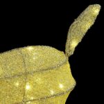 vidaXL Rodina sobov 3 pcs Teplá biela 68 x 26 x 127 cm látka – Obrázok 8