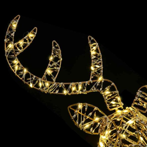 vidaXL Sob s sane Teplá biela 60 cm Ratan – Obrázok 4