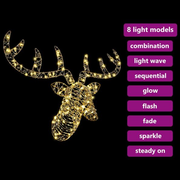 vidaXL Sob s sane Teplá biela 60 cm Ratan – Obrázok 7