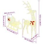 vidaXL Sob s sane Teplá biela 120 cm 55 cm Akryl – Obrázok 12