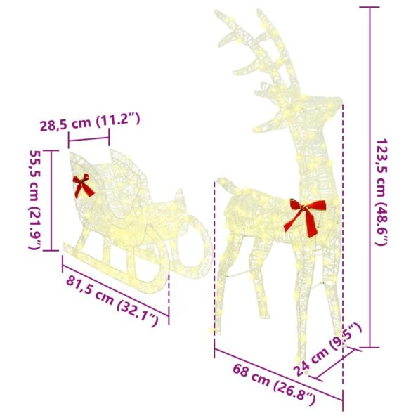 vidaXL Sob s sane Teplá biela 120 cm 55 cm Akryl – Obrázok 12