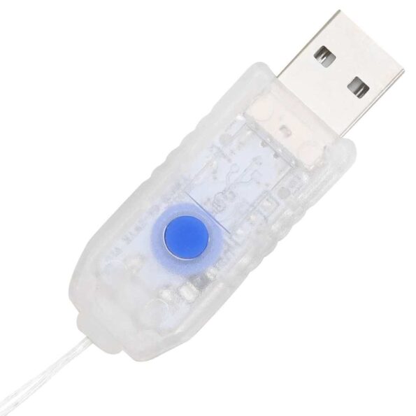 vidaXL Veniec s 60 LED-i Teplá biela 75 cm PET – Obrázok 5