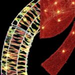 vidaXL Veniec s 150 LED-i Teplá biela 120 cm PET – Obrázok 4