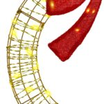 vidaXL Veniec s 60 LED-i Teplá biela 75 cm PET – Obrázok 4