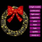 vidaXL Veniec s 60 LED-i Teplá biela 75 cm PET – Obrázok 7