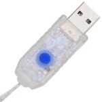 vidaXL Veniec s 60 LED-i Teplá biela 75 cm Ratan – Obrázok 5