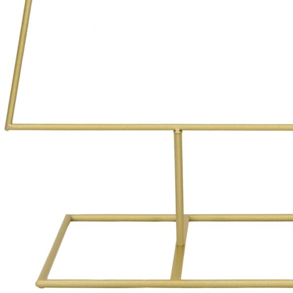 vidaXL Kovový vianočný stromček Zlatá 150 cm Povrchovo upravená oceľ – Obrázok 8