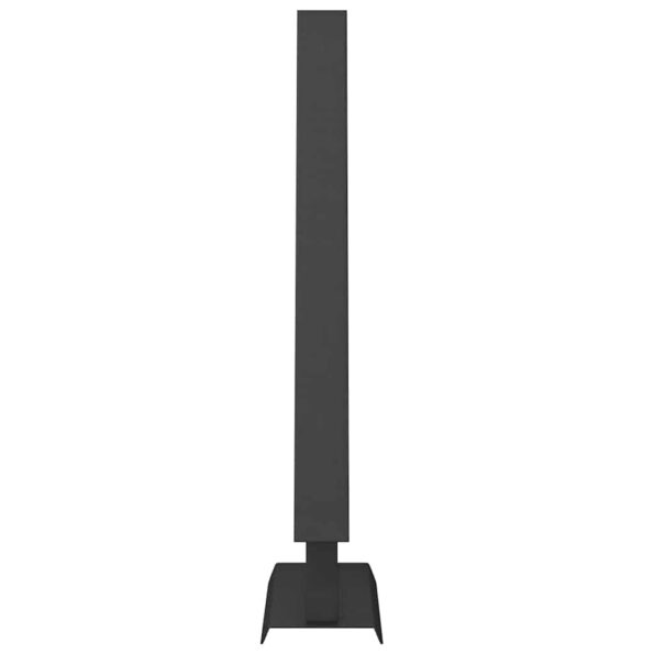 vidaXL Kovový vianočný stromček so stojanom Čierna 60 cm Oceľ – Obrázok 6