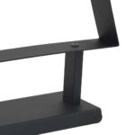 vidaXL Kovový vianočný stromček so stojanom Čierna 60 cm Oceľ – Obrázok 8