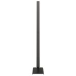 vidaXL Kovový vianočný stromček so stojanom Čierna 125 cm Oceľ – Obrázok 6