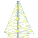 vidaXL Vianočný stromček s 160 LED-i Teplá biela 150 cm PET – Obrázok 4