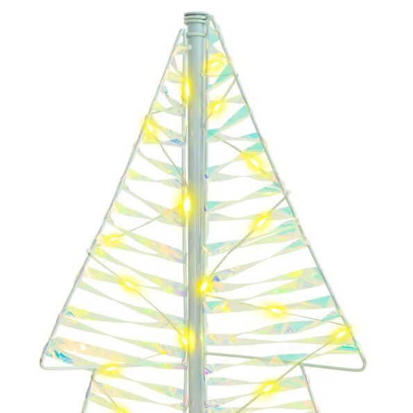vidaXL Vianočný stromček s 160 LED-i Teplá biela 150 cm PET – Obrázok 4