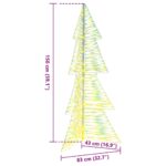 vidaXL Vianočný stromček s 160 LED-i Teplá biela 150 cm PET – Obrázok 8