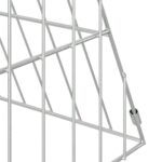 vidaXL Klietka pre králiky Strieborná 110 x 55 x 55 cm – Obrázok 9