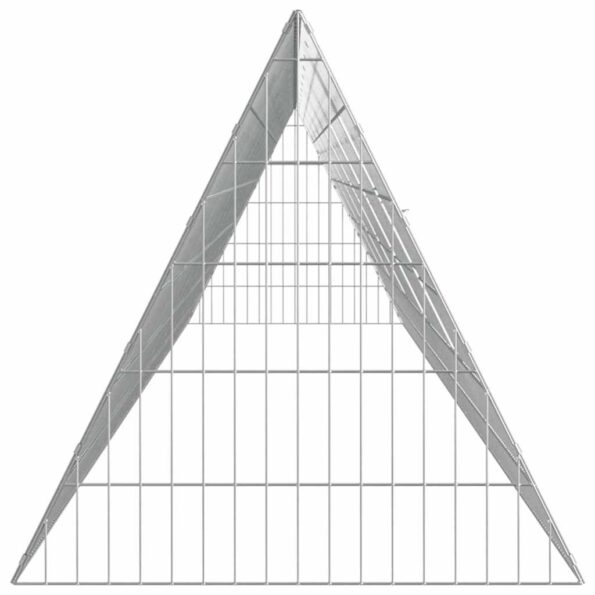 vidaXL Klietka pre králiky Strieborná 650 x 55 x 55 cm – Obrázok 7