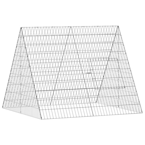 vidaXL Klietka pre králiky Strieborná 110 x 100 x 85 cm – Obrázok 2