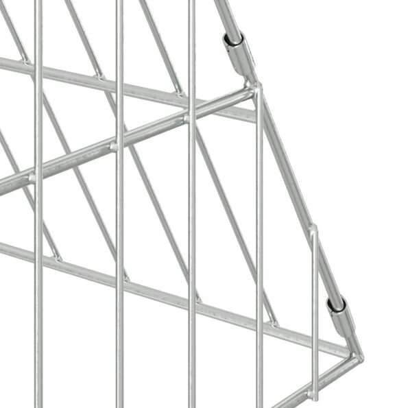vidaXL Klietka pre králiky Strieborná 110 x 100 x 85 cm – Obrázok 9
