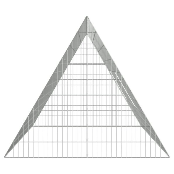 vidaXL Klietka pre králiky Strieborná 215 x 100 x 85 cm – Obrázok 7