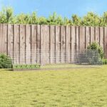 vidaXL Klietka pre králiky Strieborná 215 x 100 x 85 cm