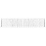 vidaXL Klietka pre králiky Strieborná 215 x 100 x 85 cm – Obrázok 6