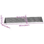 vidaXL Klietka pre králiky Strieborná 650 x 100 x 85 cm – Obrázok 11