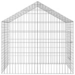 vidaXL Klietka pre králiky Strieborná 100 x 78 x 78 cm – Obrázok 8