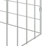 vidaXL Klietka pre králiky Strieborná 200 x 78 x 78 cm – Obrázok 10