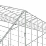 vidaXL Klietka pre králiky Strieborná 200 x 78 x 78 cm – Obrázok 11