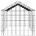 vidaXL Klietka pre králiky Strieborná 200 x 78 x 78 cm – Obrázok 8