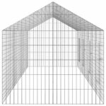 vidaXL Klietka pre králiky Strieborná 400 x 78 x 78 cm – Obrázok 7