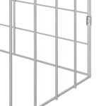 vidaXL Klietka pre králiky Strieborná 600 x 78 x 78 cm – Obrázok 10