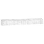 vidaXL Klietka pre králiky Strieborná 600 x 78 x 78 cm – Obrázok 2