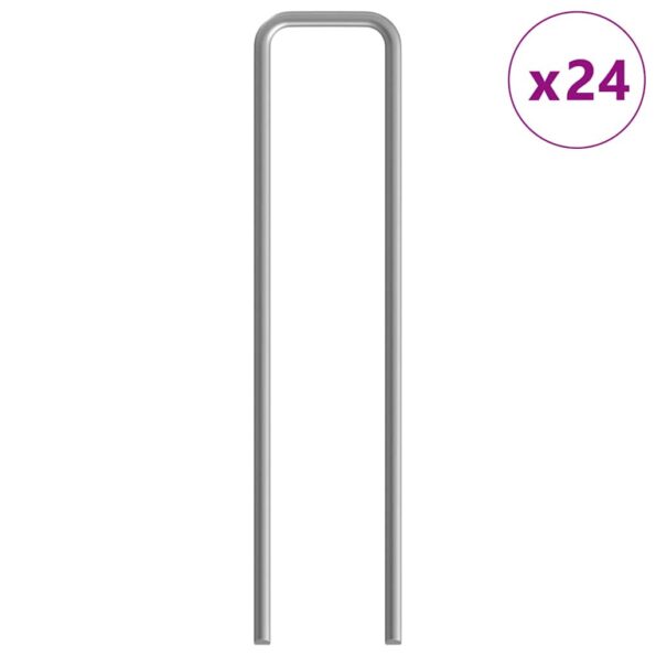 vidaXL Klietka pre králiky Strieborná 600 x 78 x 78 cm – Obrázok 4