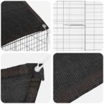 vidaXL Klietka pre králiky Strieborná 100 x 78 x 78 cm – Obrázok 10