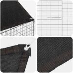 vidaXL Klietka pre králiky Strieborná 200 x 78 x 78 cm – Obrázok 10