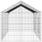 vidaXL Klietka pre králiky Strieborná 200 x 78 x 78 cm – Obrázok 9