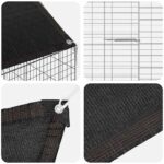 vidaXL Klietka pre králiky Strieborná 400 x 78 x 78 cm – Obrázok 10