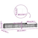 vidaXL Klietka pre králiky Strieborná 600 x 78 x 78 cm – Obrázok 12