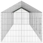 vidaXL Klietka pre králiky Strieborná 600 x 78 x 78 cm – Obrázok 9
