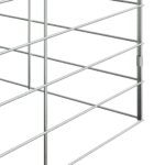vidaXL Klietka pre králiky Strieborná 100 x 100 x 210 cm – Obrázok 10