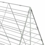 vidaXL Klietka pre králiky Strieborná 100 x 100 x 210 cm – Obrázok 11